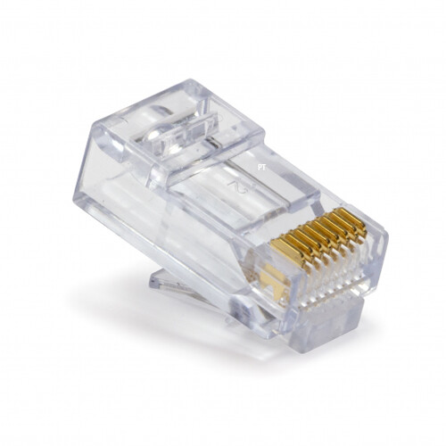 Platinum Tools EZ-RJ45 Cat 6 Connector and Strain Relief Combo Kit (50-Pieces)