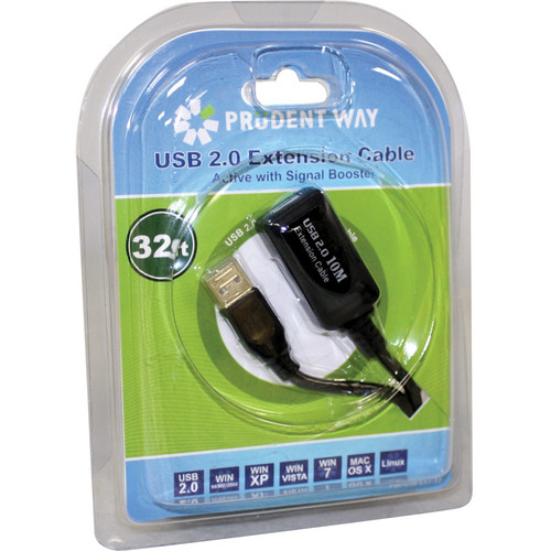 Prudent Way USB Extension Cable (32')