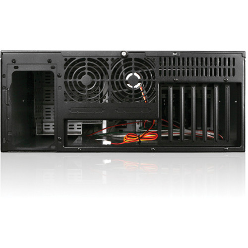 iStarUSA D Storm Series D-400SEA-RD 4U Compact Stylish Rack Mountable Chassis with Red Bezel