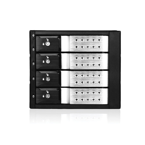 iStarUSA BPN-DE340SS SAS/SATA 6.0 Gb/s Tray-Less Hot-Swap Cage (Silver)