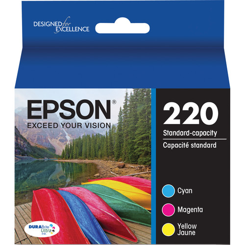 Epson T220 DURABrite Ultra Color Ink Cartridge Multi Pack