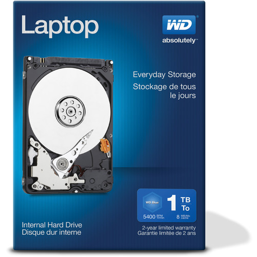 WD 1TB Laptop Performance 5400 rpm SATA II 2.5" Internal HDD Retail Kit