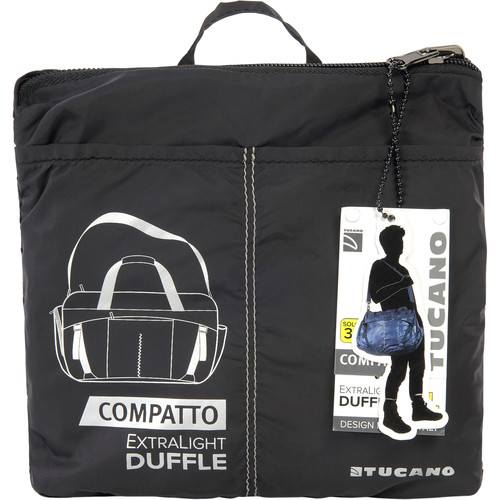 Tucano Compatto XL Water-Resistant 50L Duffle Bag (Black)