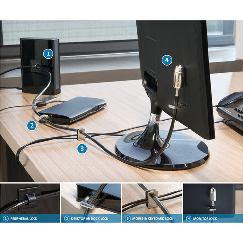 Kensington Desktop & Peripherals Locking Kit 2.0 (Standard Keyed)