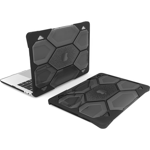 iBenzer Hexpact Case for MacBook Pro Retina 13 (Touch & Non-Touch Bar, Black)