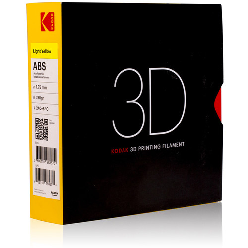 Kodak 1.75mm ABS Filament (750g, Light Yellow)