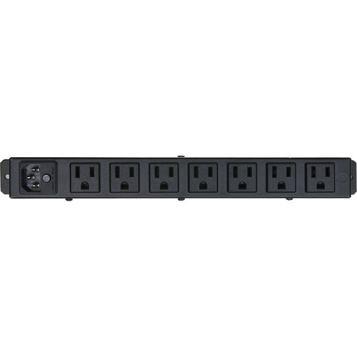 Lowell Manufacturing ACS-1507 7-Outlet Power Strip with 6' Detachable IEC Cord
