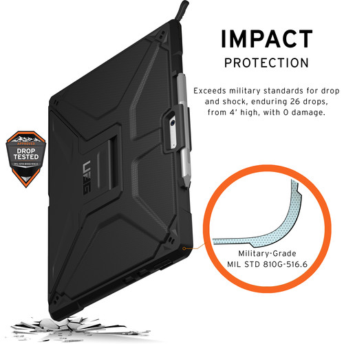 Urban Armor Gear Metropolis Series Case for Microsoft Surface Pro X (Black)