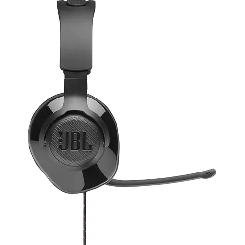JBL Quantum 200 Wired Over-Ear Gaming Headset (Black)