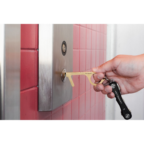 KeySmart CleanKey Brass Hand Tool