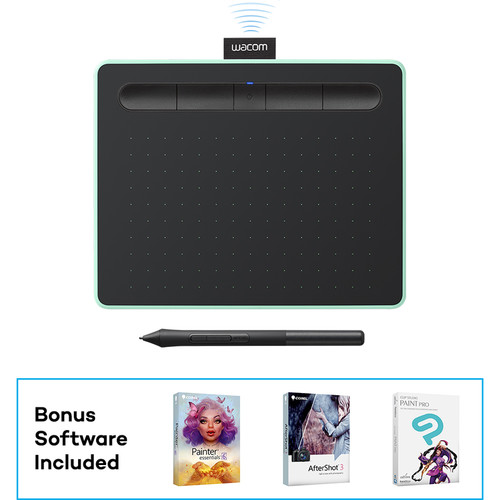 Wacom Intuos Bluetooth Creative Pen Tablet (Small, Pistachio Green)