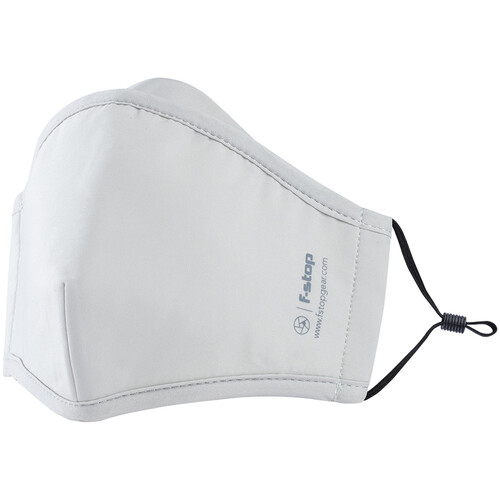 f-stop DYOTA AG+ ION Reusable 3-Layer Antibacterial Fabric Adult Large Face Mask (Gray)