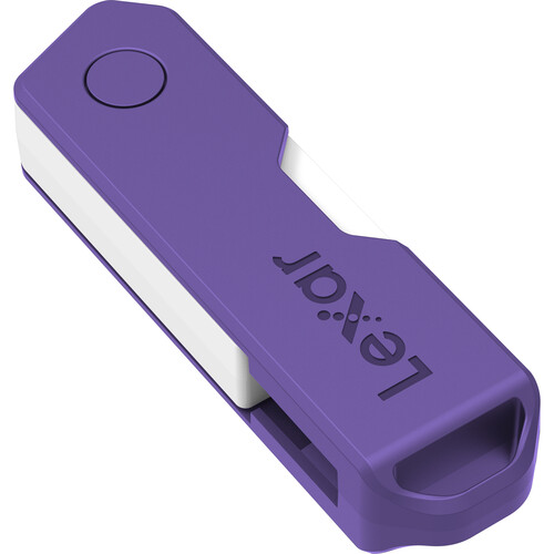 Lexar 32GB JumpDrive TwistTurn2 USB Flash Drive (Purple)