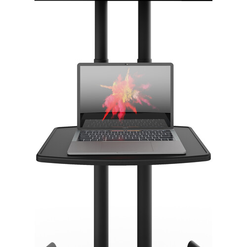 Kanto Living Mobile TV Cart with Adjustable Shelf for 37 to 65