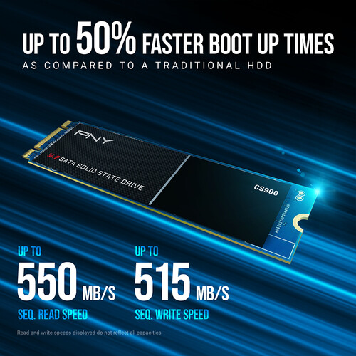 PNY Technologies CS900 1TB M.2 SATA III SSD