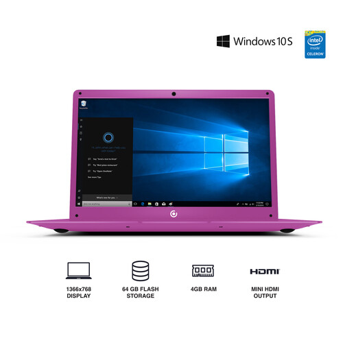 Core Innovations 14.1" CLT146401 Series Laptop (Pink)