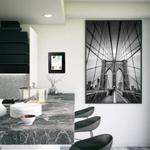CTA Digital Locking Tablet Wall Mount (Black)