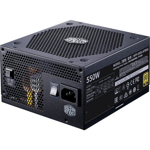 Cooler Master V550 Gold V2 550W 80 PLUS Gold Modular Power Supply (Black)