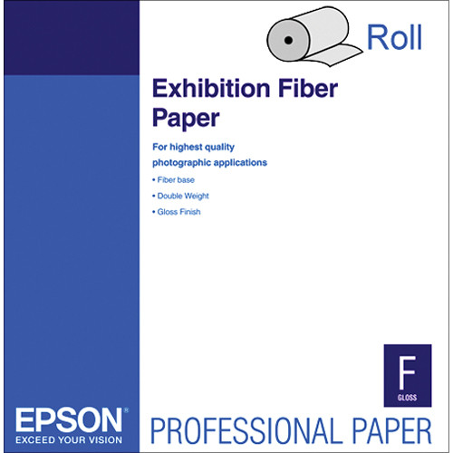Epson Exhibition Fiber Photo Inkjet Paper (64" x 50' Roll)
