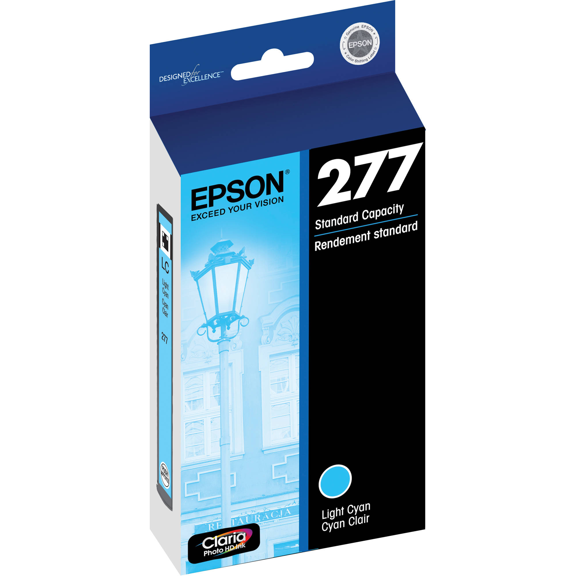 Epson 277 Claria Photo Hi-Definition Ink Cartridge (Light Cyan)
