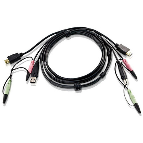 ATEN USB, HDMI, and Audio KVM Cable (6')