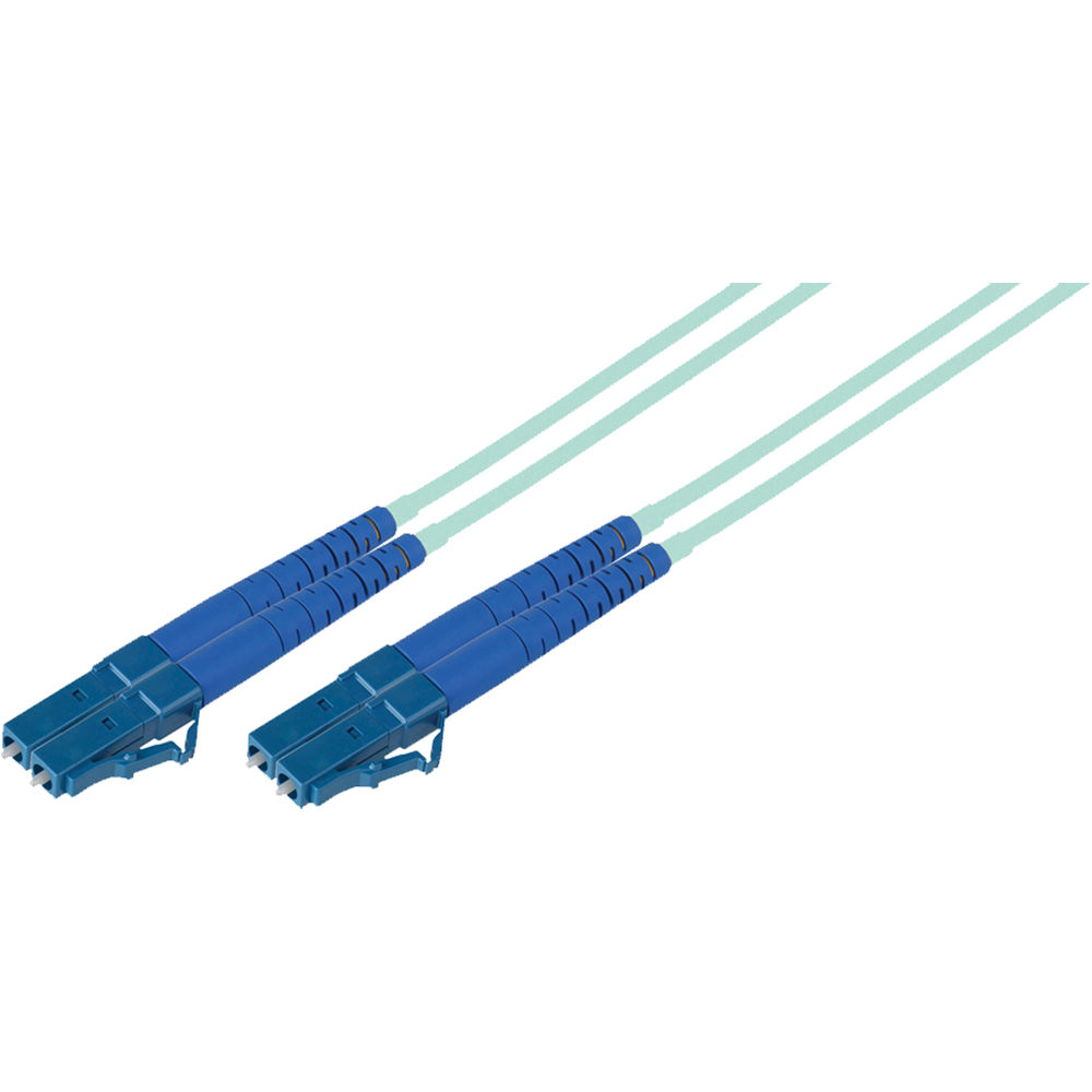 Avenview 50/125µm Fiber Optic Multimode Duplex LC to LC 10Gb OM3 Cable (10')