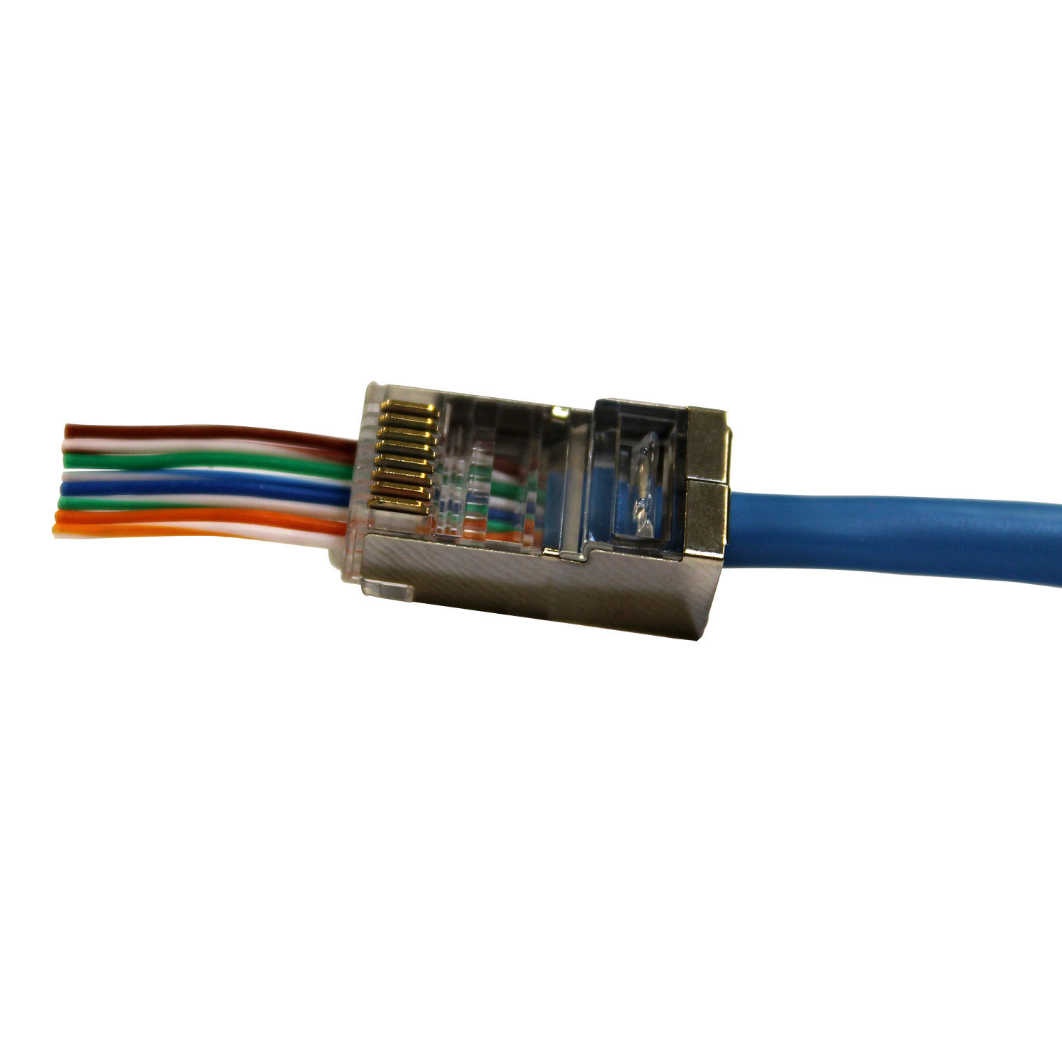 Eclipse Tools QuikThru RJ45 Cat5e/6 Shielded Internal Connector (50-Pack)