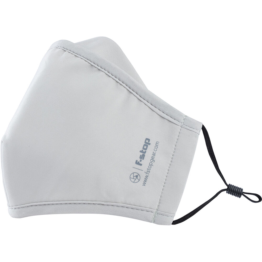 f-stop DYOTA AG+ ION Reusable 3-Layer Antibacterial Fabric Adult Large Face Mask (Gray)