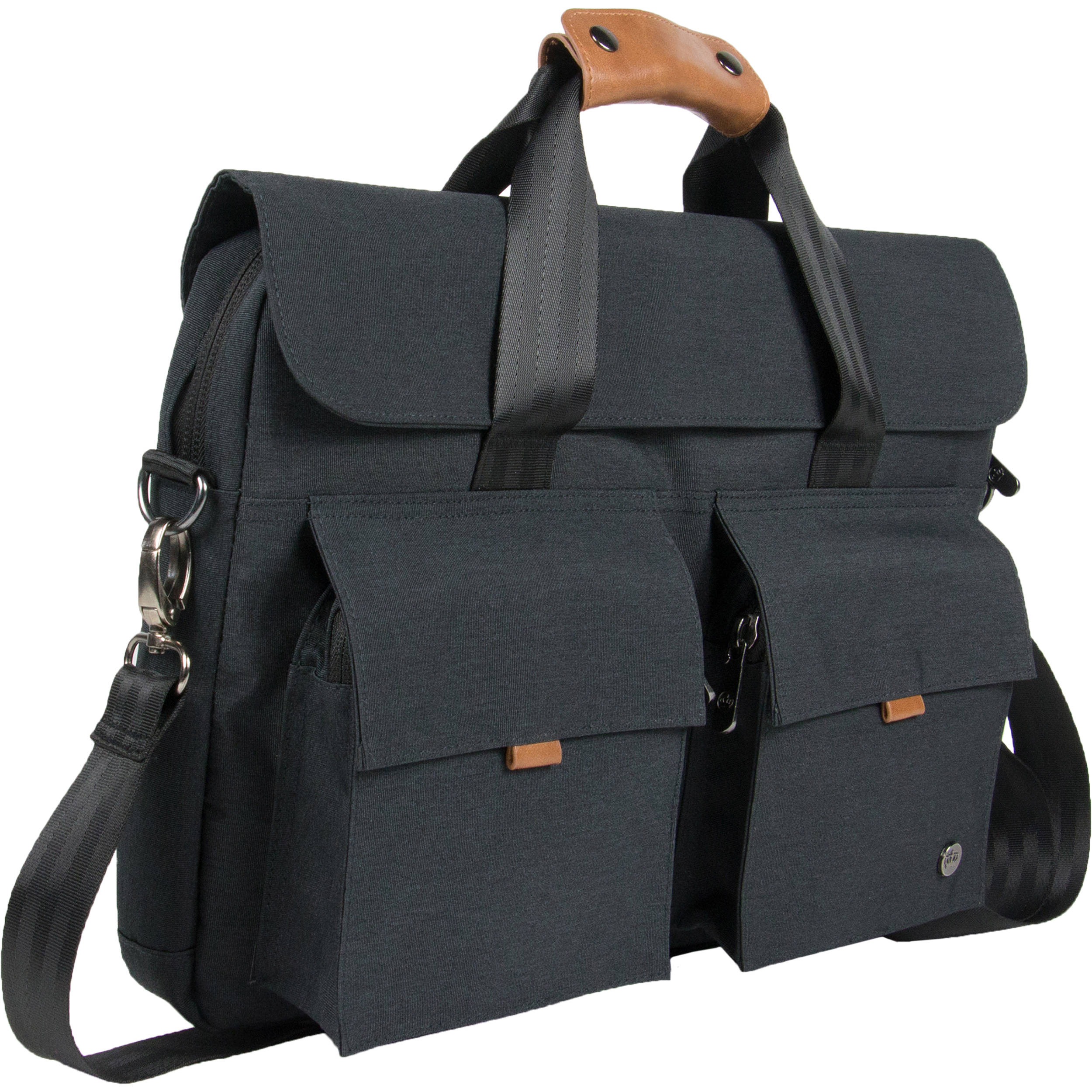 PKG International Richmond Messenger Bag (Dark Gray)
