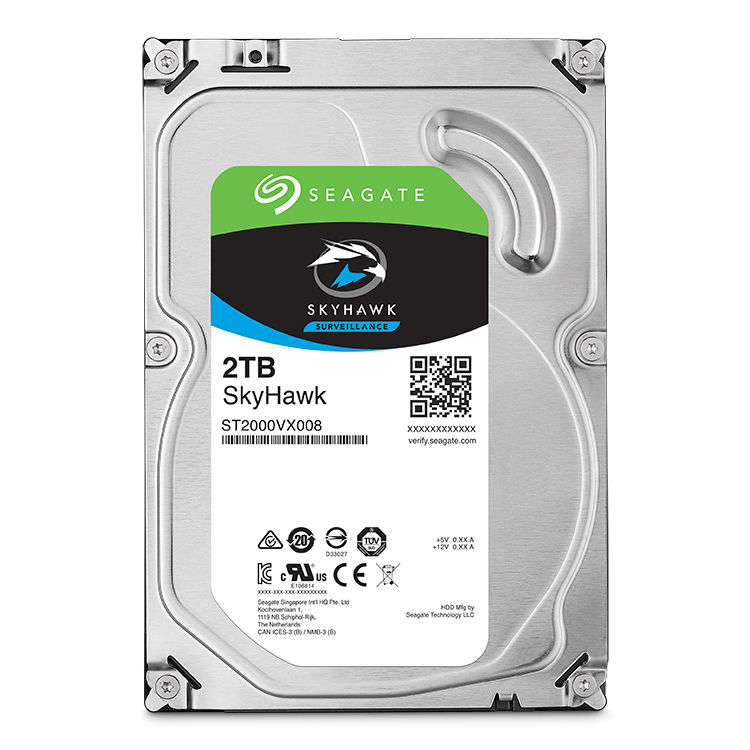 Seagate 2TB SkyHawk Surveillance SATA III 3.5" Internal Hard Drive (Retail)
