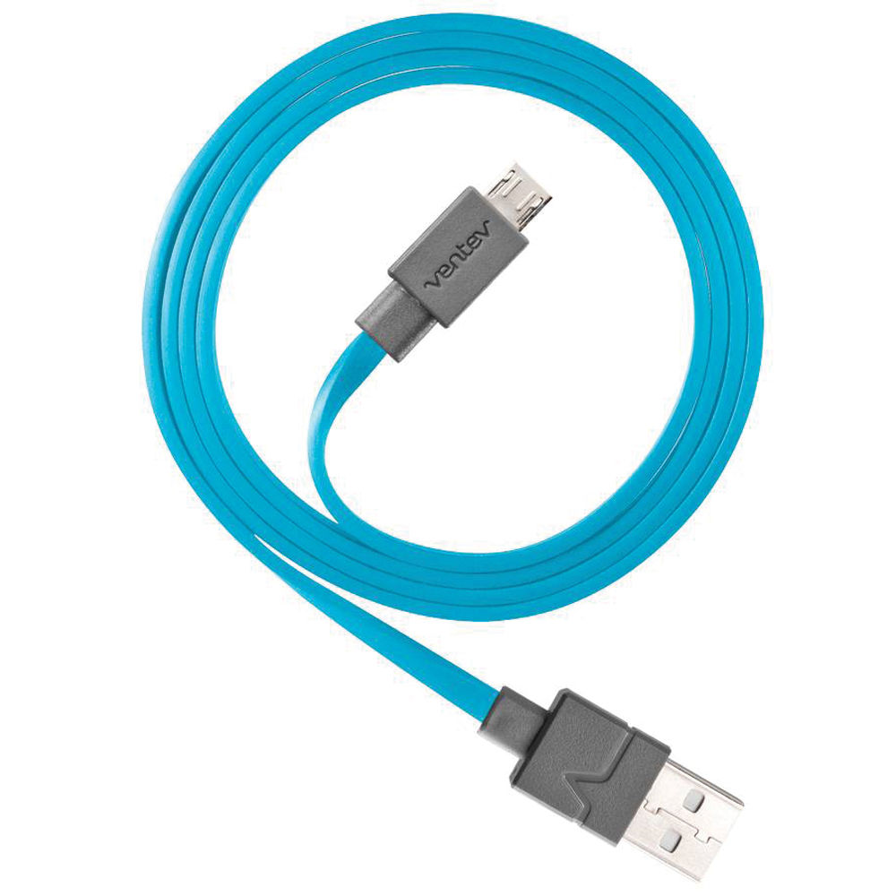 Ventev Innovations Chargesync Micro-USB Cable (Blue, 6')